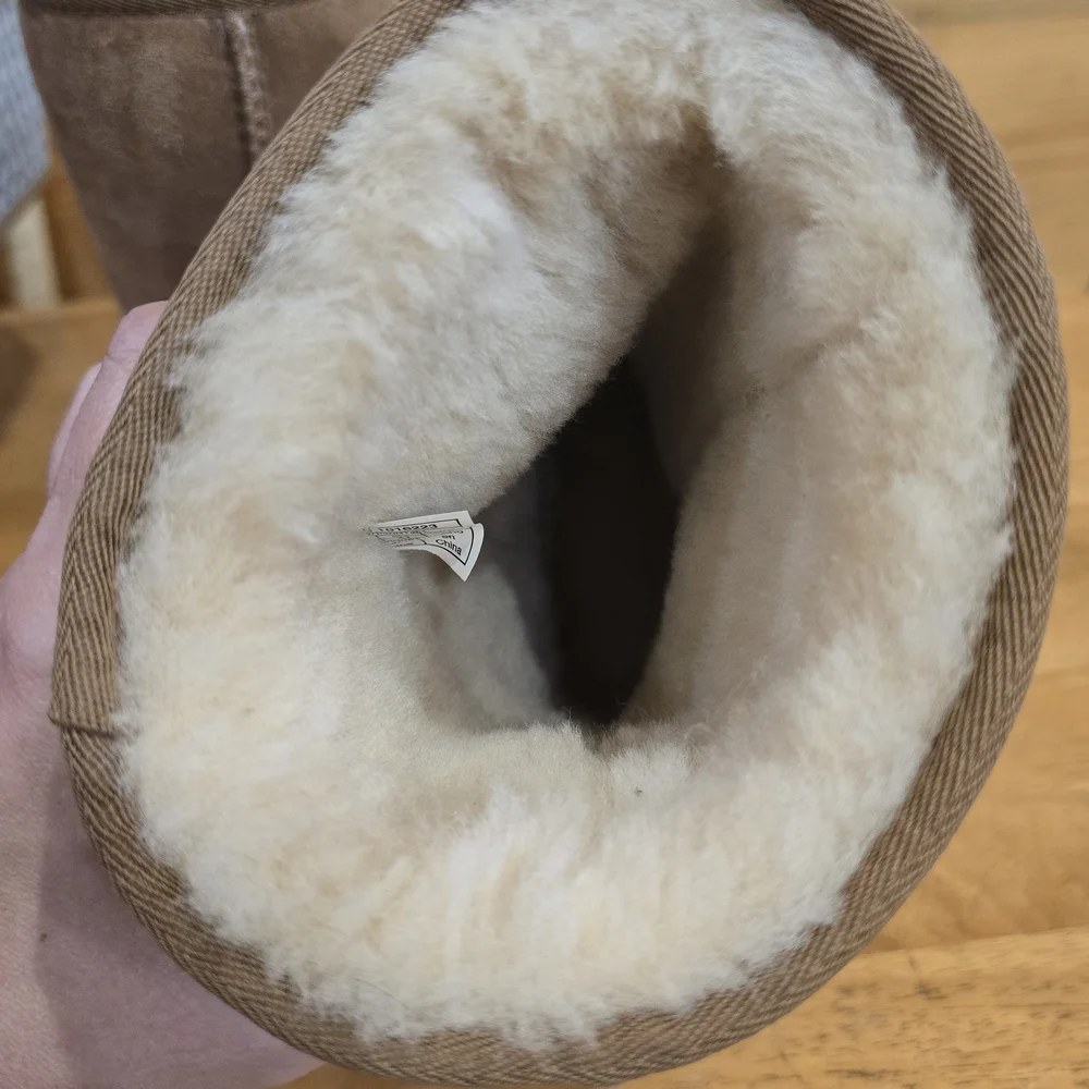UGG Tan Suede Classic Boots - Picture 5 of 6